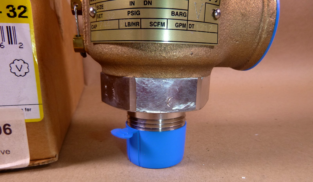 19-SFEA-32 APOLLO Bronze Safety Relief Valve 32 Psig, 1" MNPT x 1-1/4" FNPT | Industrial MRO Replacement Parts, Manufacturing Machine Parts & Components, Heavy Equipment Parts Supplier