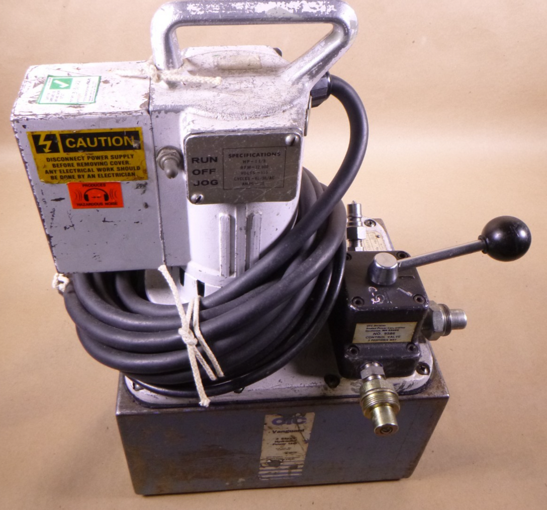 *READ* USED OTC 4063 Vanguard High-Pressure Two-Stage Hydraulic Power Unit 10,000 PSI | Industrial MRO Replacement Parts, Manufacturing Machine Parts &amp; Components, Heavy Equipment Parts Supplier