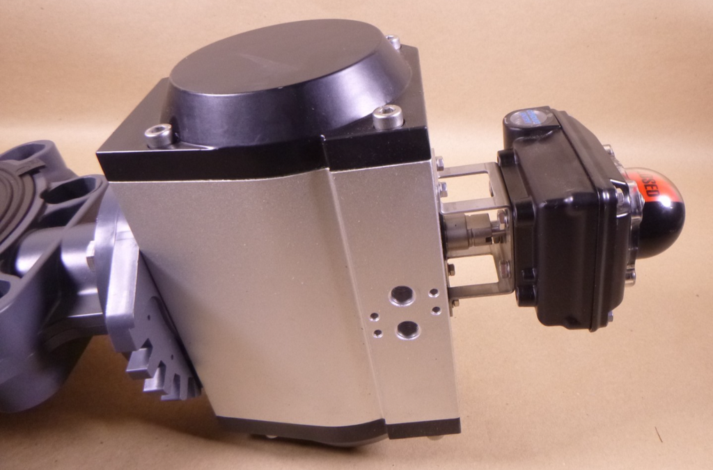 Evian 6964 Actuator DN200 w/ BE45 Max-Air Limit Switch Box & 8" Butterfly Valve | Industrial MRO Replacement Parts, Manufacturing Machine Parts & Components, Heavy Equipment Parts Supplier