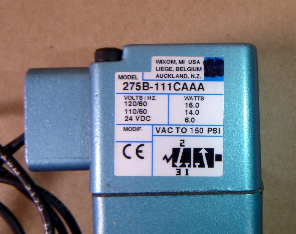 Mac Solenoid Valve 275B-111CAAA For Waukesha Engine P/N 69757V | Electrical MRO Replacement Parts & Components and Commercial Electrical Supplies Company