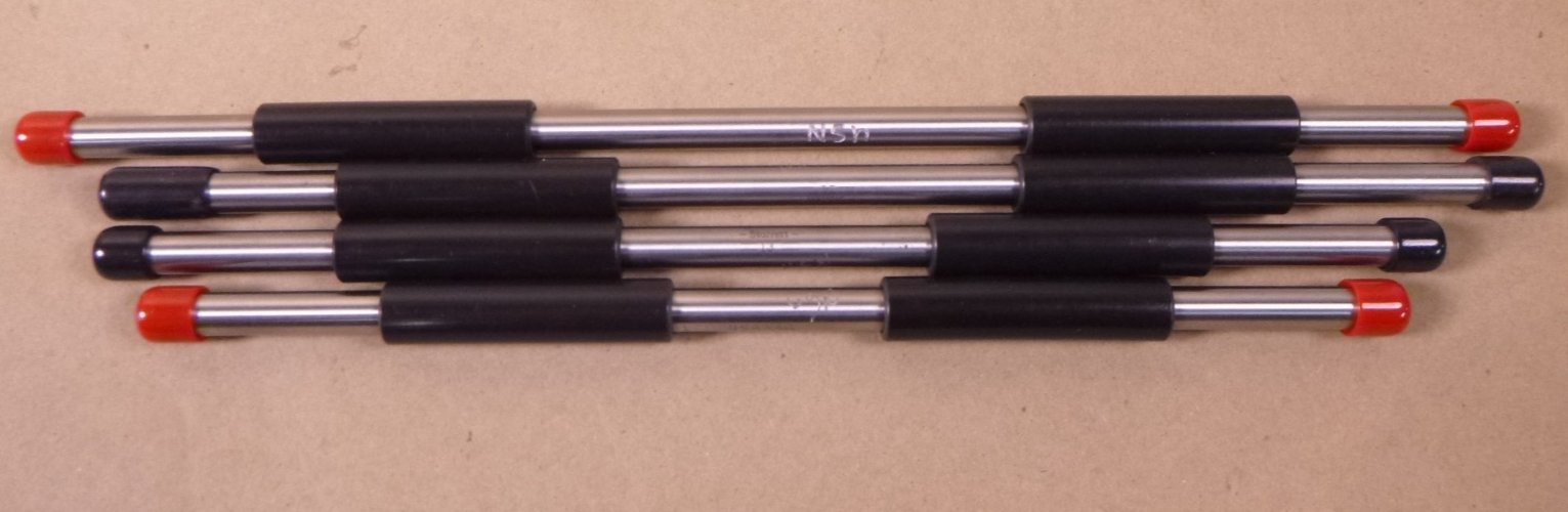 Starrett NO. 224 12-16" Anvil Outside Micrometer Set in Wood Case