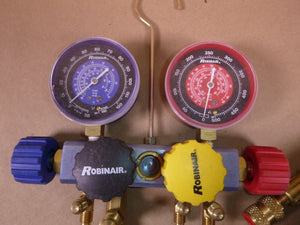 42266 Robinair 1/4 Flare 4 Way Aluminum Refrigerant Manifold Set R12/22/502 60" | Industrial MRO Replacement Parts, Manufacturing Machine Parts & Components, Heavy Equipment Parts Supplier