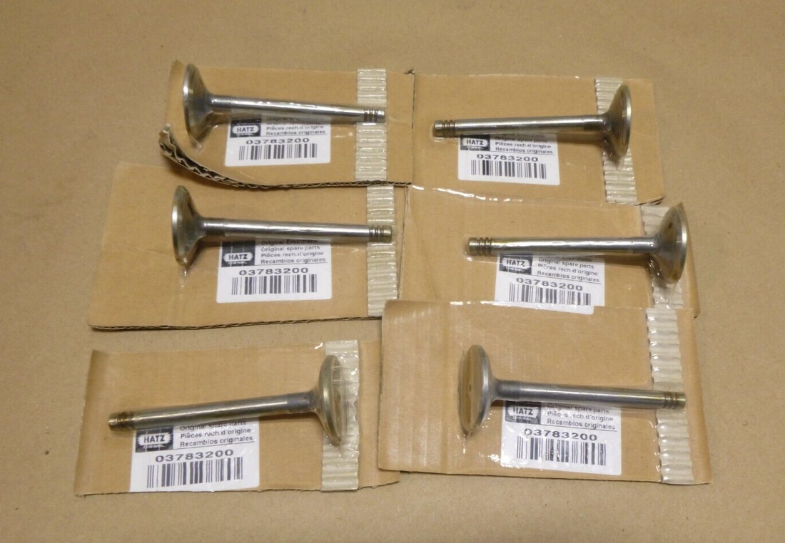 6x Hatz Diesel Engine 2G30 Head Cylinder Valve 03783200 | Replacement Truck Parts, Trailer Accessories, Automobile Supplies, Car Parts &amp; Accessories