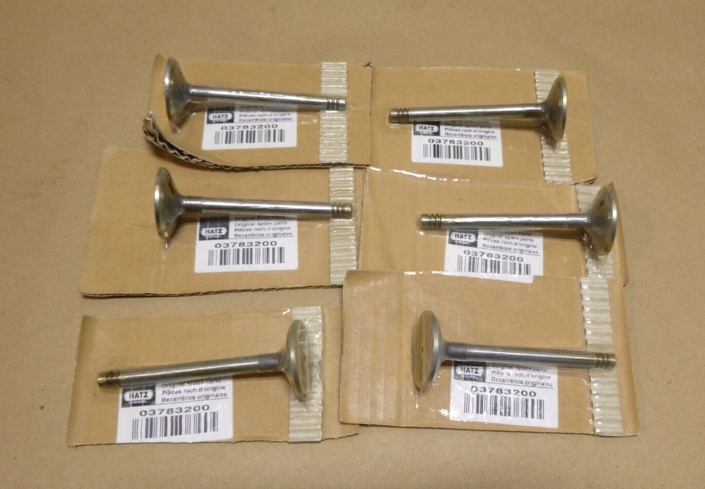 6x Hatz Diesel Engine 2G30 Head Cylinder Valve 03783200 | Replacement Truck Parts, Trailer Accessories, Automobile Supplies, Car Parts &amp; Accessories