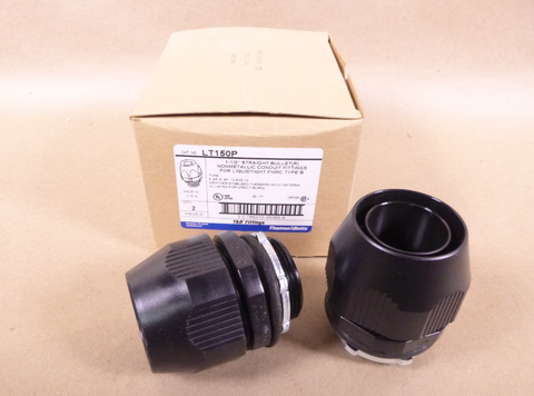 (Box of 2) T&B LT150P 1-1/2 Inch Non-Metallic Liquidtight Bullet Connector | Industrial MRO Replacement Parts, Manufacturing Machine Parts & Components, Heavy Equipment Parts Supplier