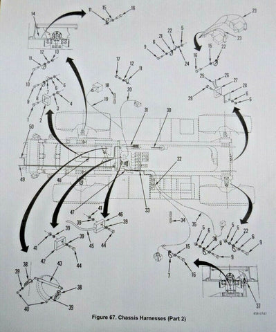 Kalmar RT-240 Boom Angle Extension X157 to X169 Cable Harness Assy. A37548.0200 | Industrial Tractor Parts Supplier and Surplus Tractor Parts & Accessories