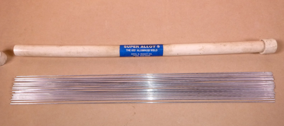 Muggy Weld Super Alloy 5, 3/32" x 18" Aluminum Brazing and Welding 25 Rods | Industrial MRO Replacement Parts, Manufacturing Machine Parts &amp; Components, Heavy Equipment Parts Supplier