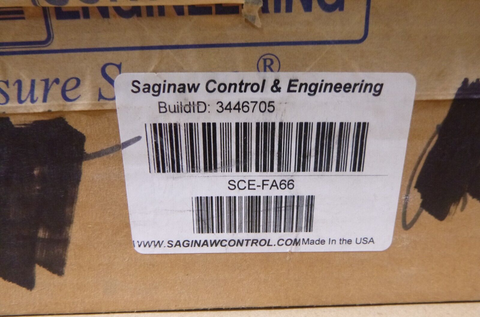 Saginaw Controls SCE-FA66 Fan Housing Assembly (6in.) 7.61H x 8.88W x 3.75D IS17