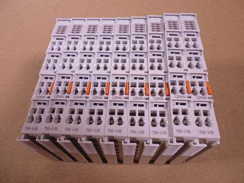 9x WAGO 750-430 Analog Input PLC Module 8-Channel Digital 24VDC