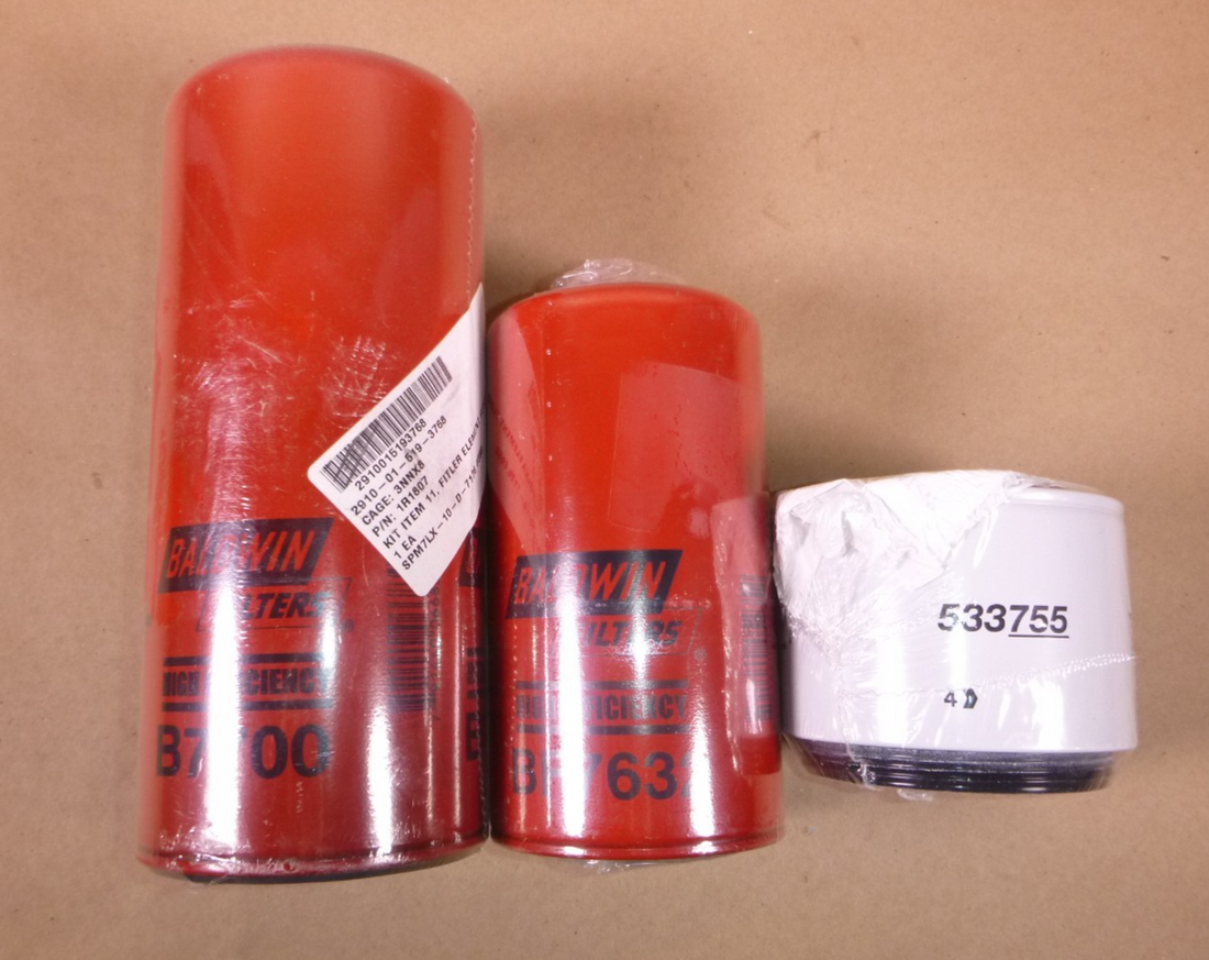 FMTV LMTV Oil, Fuel &amp; Fuel Seperator Filter Kit For C-7, 3116, 3126 Cat Engines | Genuine FMTV Replacement Parts, LMTV Parts For Sale and Military Surplus Medium Tactical Vehicle Parts &amp; Components