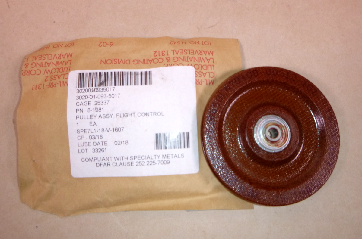 USGI Grooved Pulley 70400-00512-101, 3020-01-093-5017