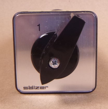 Salzer M221-61046 Rotary Cam Switch , 7.5kW 380-440V , 20A 600VAC | Electrical MRO Replacement Parts &amp; Components and Commercial Electrical Supplies Company