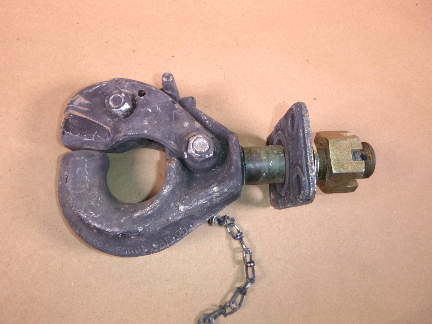USGI Humvee M998 Pintle Towing Tow Hook Black 5568593 , 2540-01-189-2193 | Genuine HMMWV Replacement Parts and Military Surplus Humvee Parts &amp; Accessories