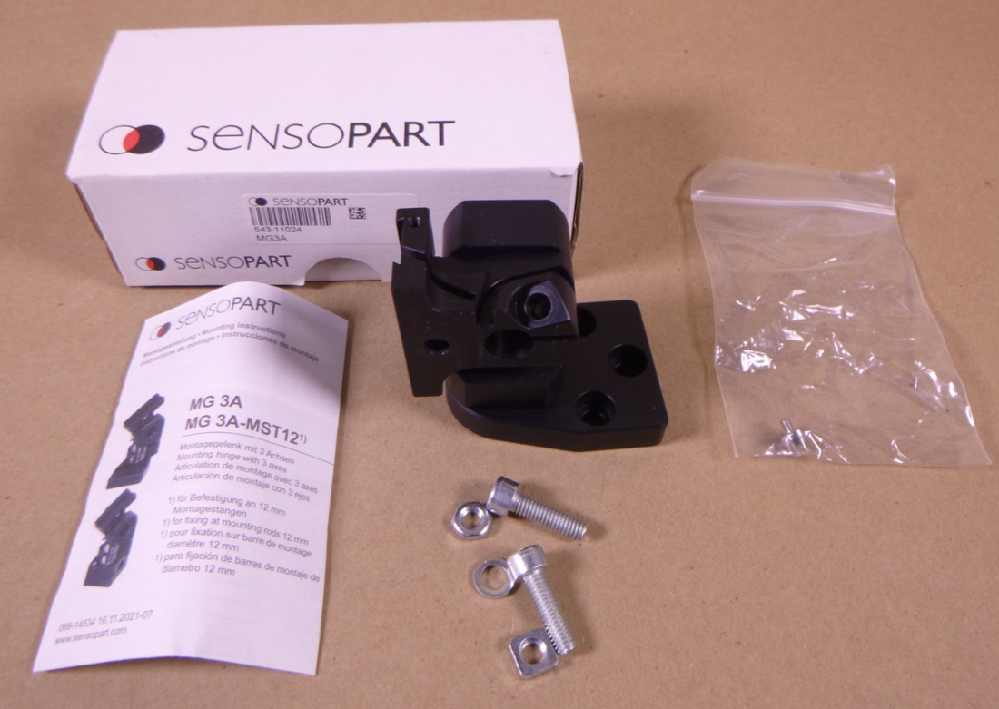 SensoPart MG 3A , Dovetail Mounting Bracket , 2 Axes Rotation , 543-11024 | Industrial MRO Replacement Parts, Manufacturing Machine Parts &amp; Components, Heavy Equipment Parts Supplier