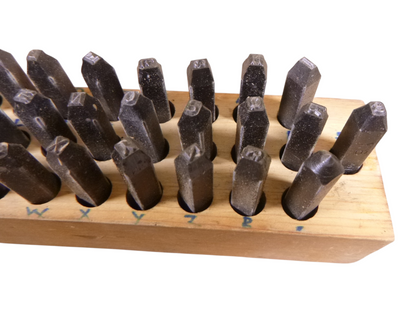 USED YOUNG BROS. Hand Stamp Die Set A-Z , 1/8" LETTERS , 28 Pieces , USA | Industrial MRO Tools and Replacement Industrial Equipment Components