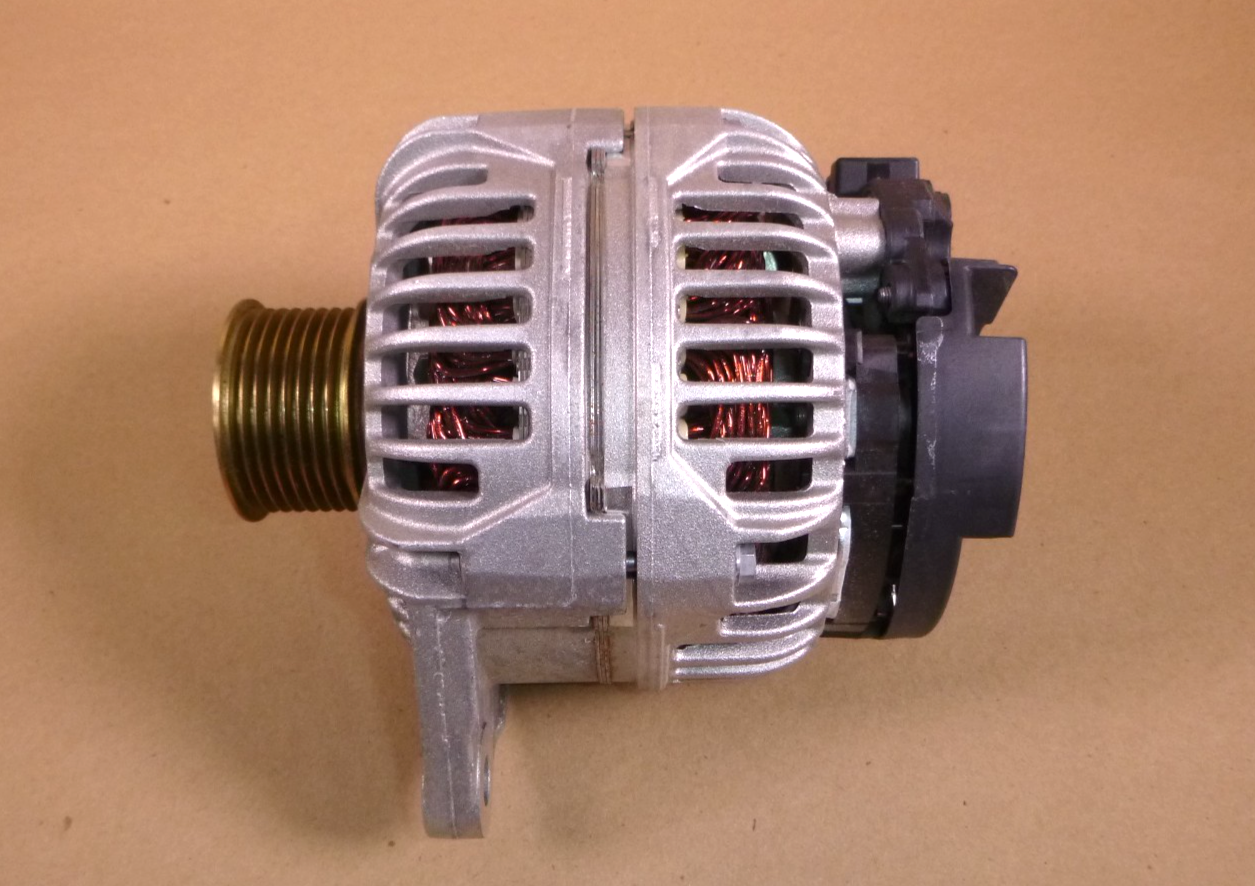 Genuine OEM Bosch Alternator 24 Volt 70 Amp 0-124-555-005, 4892318 CNH | Industrial Tractor Parts Supplier and Surplus Tractor Parts &amp; Accessories