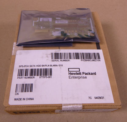 USED HPe 877970-001 BL460c Gen10 SATA Backplane 847013 | Electrical MRO Replacement Parts &amp; Components and Commercial Electrical Supplies Company