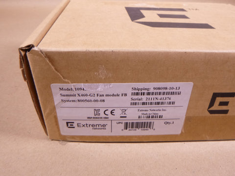 10945 Extreme Networks Summit X460-G2 Fan Module FB , 800560-00-08 | Electrical MRO Replacement Parts & Components and Commercial Electrical Supplies Company