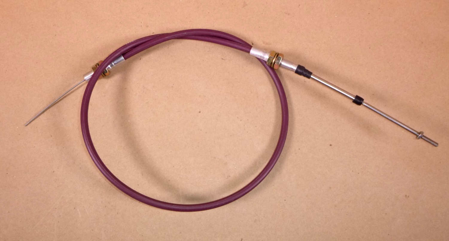 USGI Push Pull Cable 48" Overall Lenght 2-5/8" Travel SS Core Oshkosh 1FC42 | Replacement Truck Parts, Trailer Accessories, Automobile Supplies, Car Parts &amp; Accessories