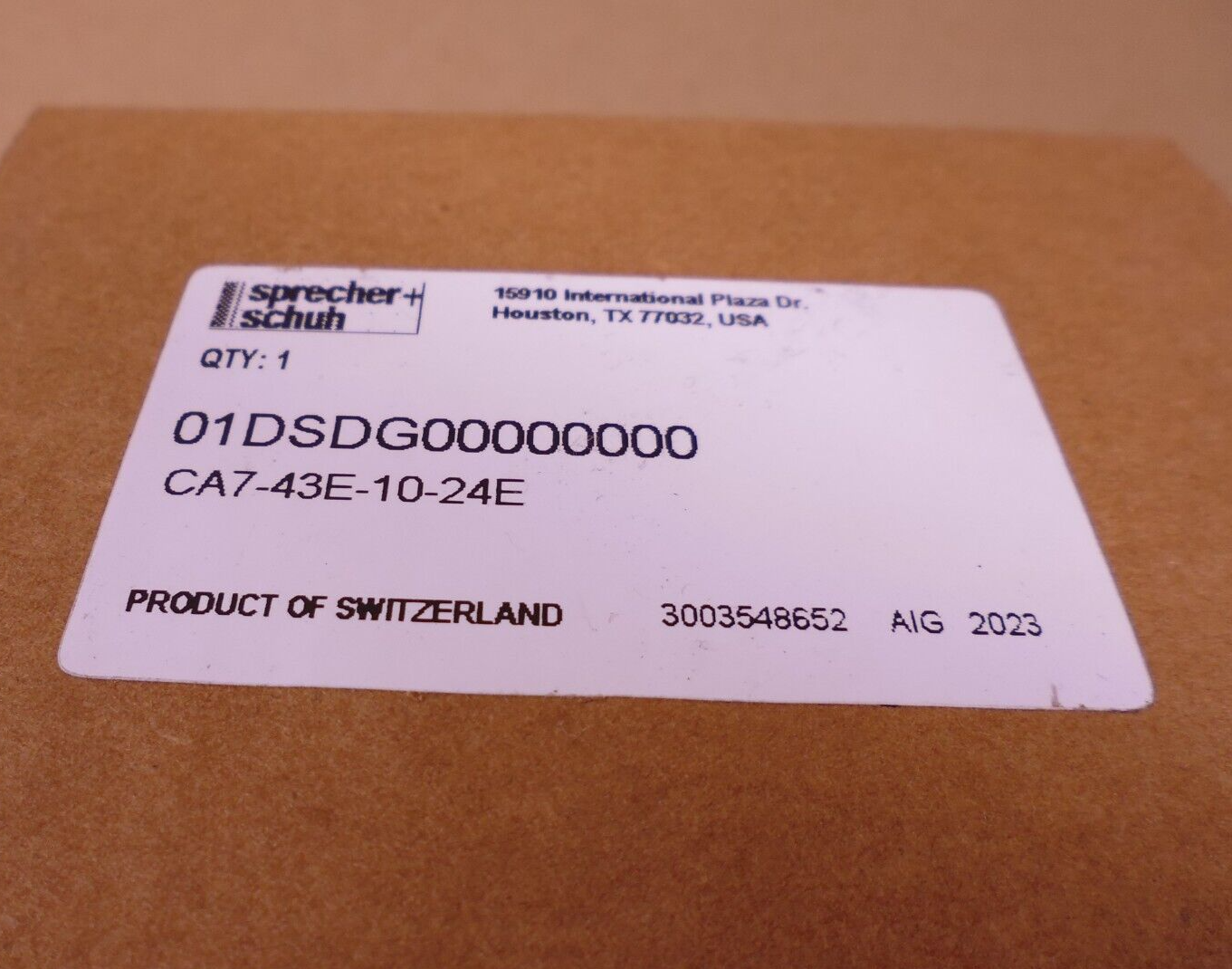 SPRECHER+SCHUH CA7-43E-10-24E 24VDC 85A Contactor Relay | Electrical MRO Replacement Parts &amp; Components and Commercial Electrical Supplies Company