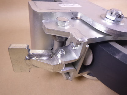 Caster Concepts 08300-11-24 Wheel 10"x2.5" w/ Swivel Plate Springs &amp; Brake USA