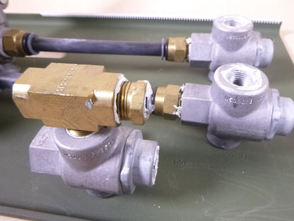 USGI FMTV E-7 Pneumatic Brake Valve W/ Floor Panel , 12505356, 2590-01-573-2431