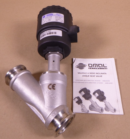 Omal Automation J4SSG18U8 Angle Seat Valve 1-1/2&