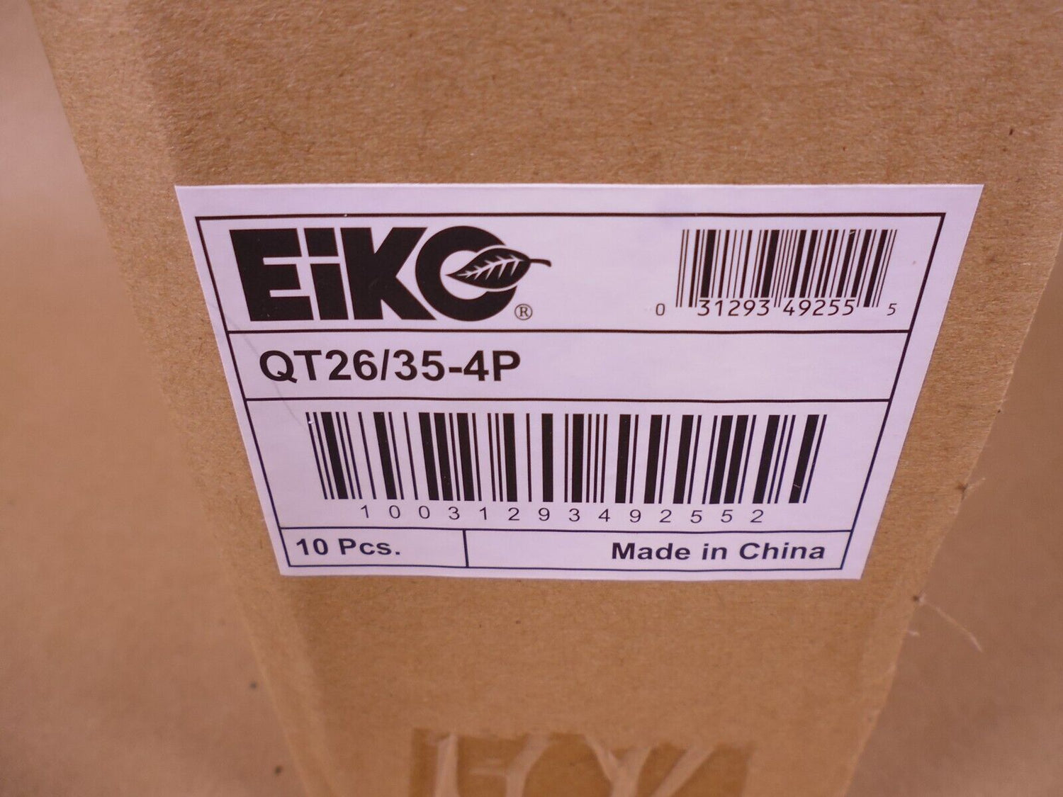 LOT OF 10 NEW EIKO QT26/35-4P 26W G24q-3 3500K Quad-Tube CFL Lamp Light Bulb | Electrical MRO Replacement Parts &amp; Components and Commercial Electrical Supplies Company