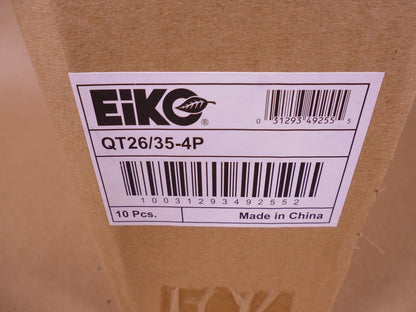 LOT OF 10 NEW EIKO QT26/35-4P 26W G24q-3 3500K Quad-Tube CFL Lamp Light Bulb | Electrical MRO Replacement Parts &amp; Components and Commercial Electrical Supplies Company