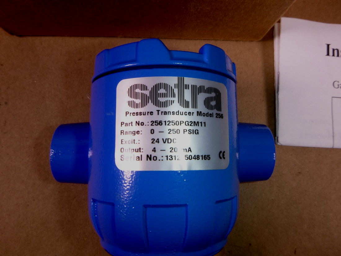 2561250PG2M11 Setra pressure transducer model 256, 250 Psig 4-20MA Nema4 | Electrical MRO Replacement Parts &amp; Components and Commercial Electrical Supplies Company