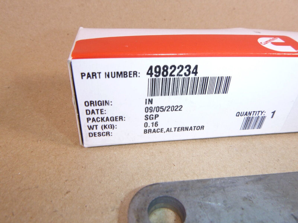 New Genuine Cummins Alternator Brace / Clamping Plate 4982234 | Replacement Truck Parts, Trailer Accessories, Automobile Supplies, Car Parts & Accessories