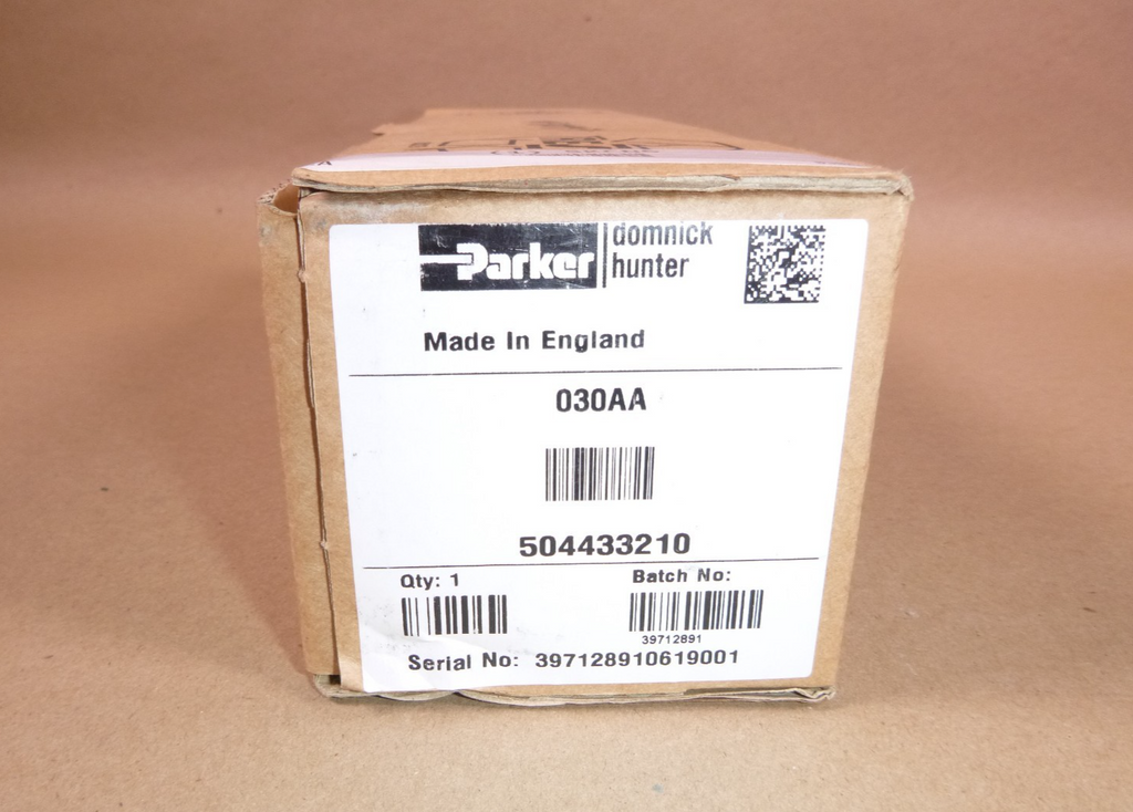 030AA Parker 504433210 Domnick Hunter Filter - New Surplus | Industrial MRO Replacement Parts, Manufacturing Machine Parts & Components, Heavy Equipment Parts Supplier