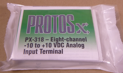 Automation Direct PX-318 Protos X Analog Input Terminal 8-Channel 10VDC 12-Bit | Electrical MRO Replacement Parts &amp; Components and Commercial Electrical Supplies Company