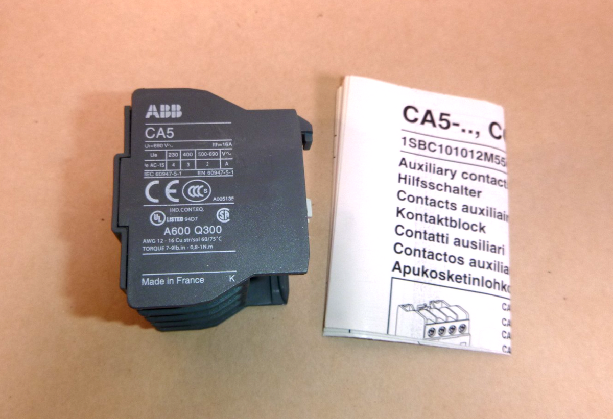 CA5-22M ABB Auxiliary Contact Block 4 Pole 1SBN010040R1122