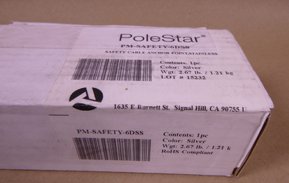 Adaptive Technology PM-SAFETY-6DSS Safety Anchor PoleStar Stainless Steel | Industrial MRO Replacement Parts, Manufacturing Machine Parts &amp; Components, Heavy Equipment Parts Supplier