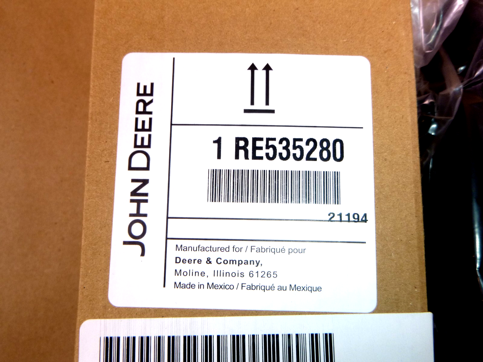 Genuine OEM John Deere Fuel Filter RE535280 | Industrial Tractor Parts Supplier and Surplus Tractor Parts &amp; Accessories