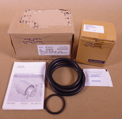 OEM Alfa Laval 9611922114 Single Shaft Seal Impeller Service Kit For LKH-10/15 | Industrial MRO Replacement Parts, Manufacturing Machine Parts & Components, Heavy Equipment Parts Supplier