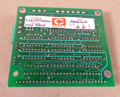 For Fedegari Autoclavi Bioteco HSL-100D Keyboard Interface 22404700000 HSL 100D | Electrical MRO Replacement Parts &amp; Components and Commercial Electrical Supplies Company