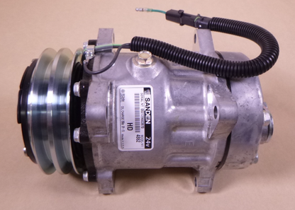 OEM Sanden 4862 HD A/C Compressor 24V , 2-Groove Pulley | Replacement Truck Parts, Trailer Accessories, Automobile Supplies, Car Parts &amp; Accessories