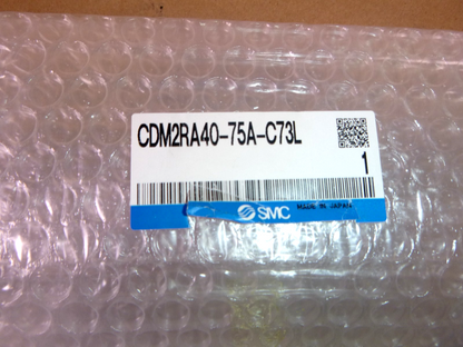 CDM2RA40-75A-C73L SMC Pneumatic Cylinder 40mm Bore 75mm Stroke W/ D-C73 Sensors | Industrial MRO Replacement Parts, Manufacturing Machine Parts &amp; Components, Heavy Equipment Parts Supplier