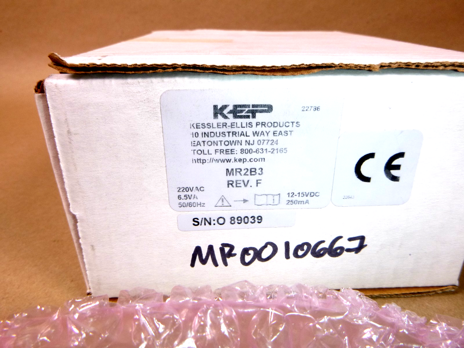 MR2B3 KEP Kessler-Ellis Mini-Batcher 6-Digit LED Flow Batcher 220VAC 6.5VA | Electrical MRO Replacement Parts &amp; Components and Commercial Electrical Supplies Company