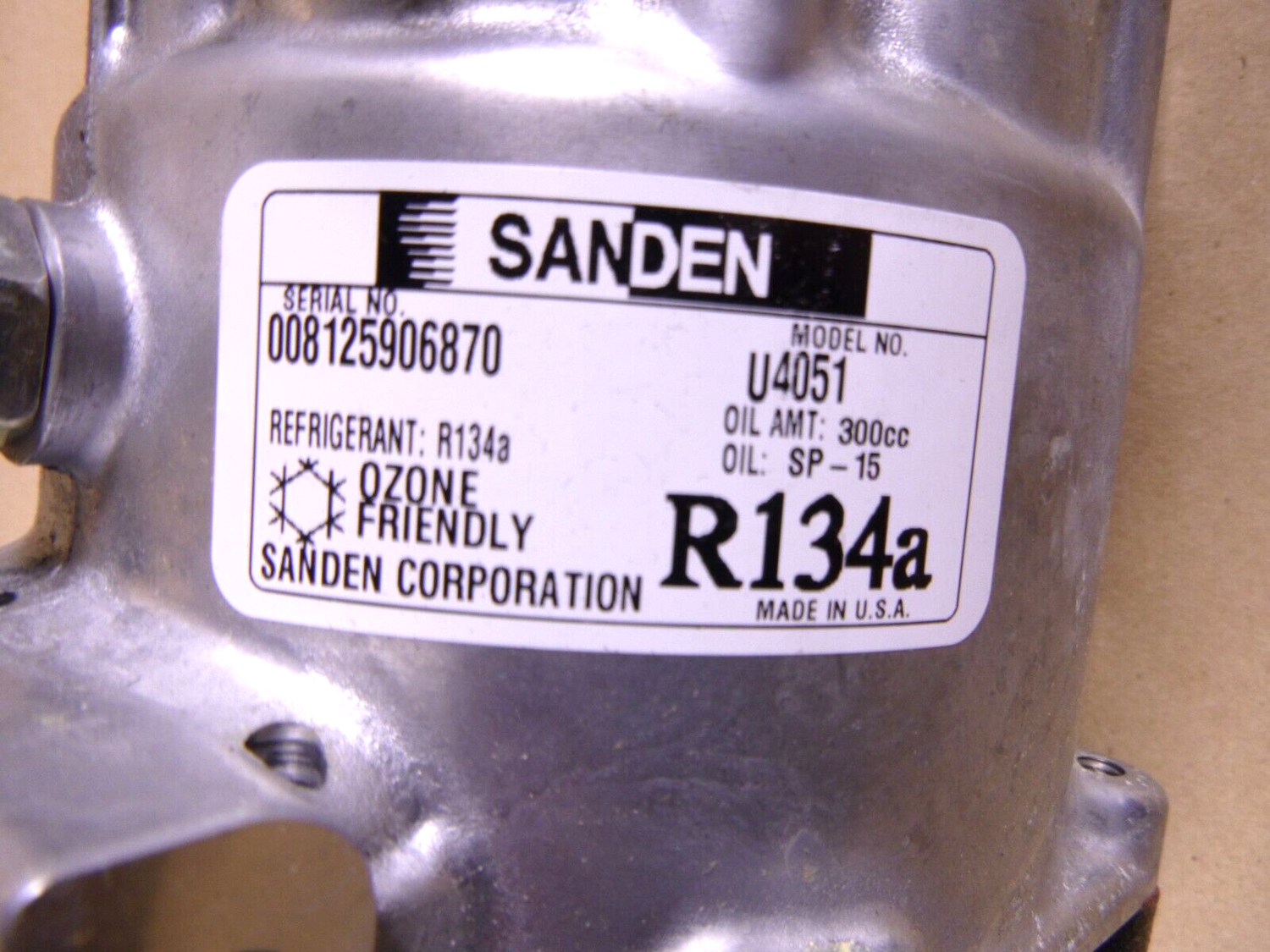 New Sanden SD7H15 AC Compressor U4051, 24 Volt 126mm Clutch, 12 Groove, R134a | Replacement Truck Parts, Trailer Accessories, Automobile Supplies, Car Parts &amp; Accessories
