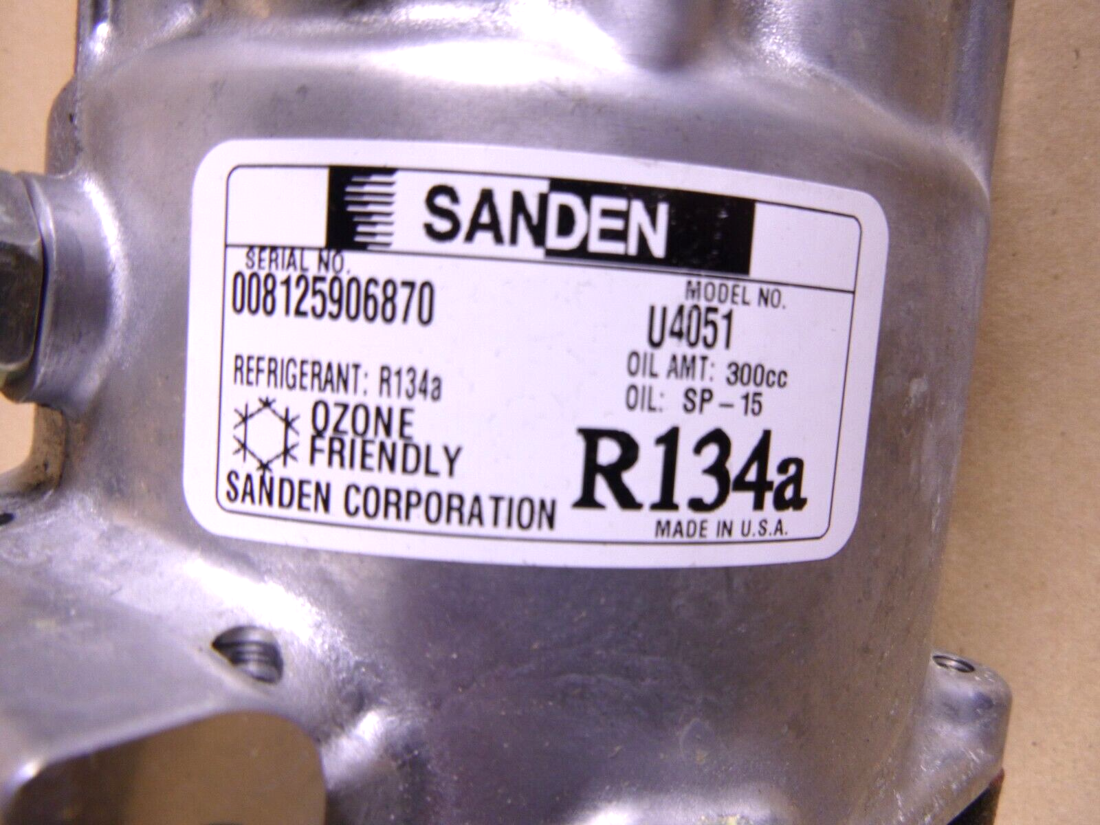 New Sanden SD7H15 AC Compressor U4051, 24 Volt 126mm Clutch, 12 Groove, R134a | Replacement Truck Parts, Trailer Accessories, Automobile Supplies, Car Parts &amp; Accessories