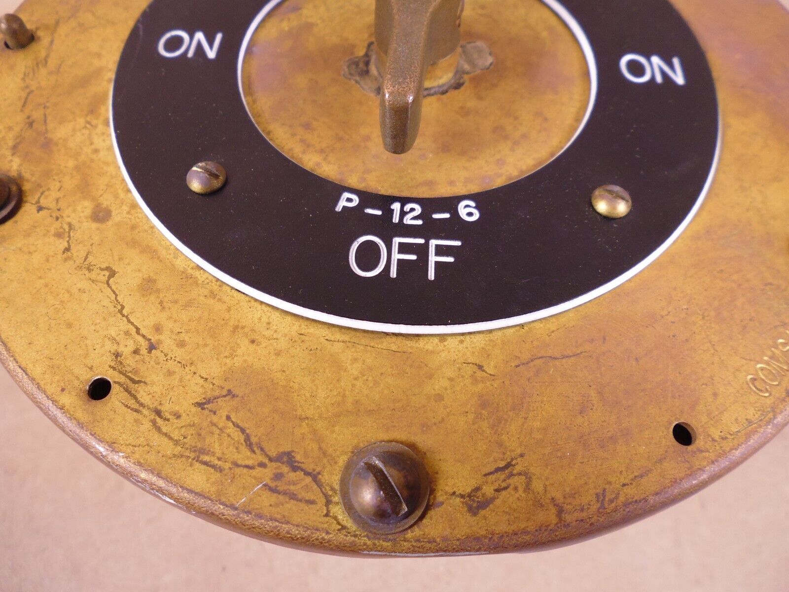 Naval Sea Marine On/Off Switch Power Unit 76 , P-12-6 *UNTESTED* | Electrical MRO Replacement Parts &amp; Components and Commercial Electrical Supplies Company