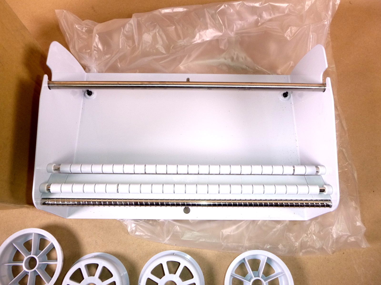 H-4692 Uline Wall Mount Label Dispenser - 12 1⁄2" - White | Industrial MRO Replacement Parts, Manufacturing Machine Parts &amp; Components, Heavy Equipment Parts Supplier