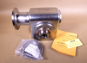 Cone Drive Food Grade Gearbox 1-7/16" Hollow Shaft 145TC Size 76 (3" C.D.) 60:1