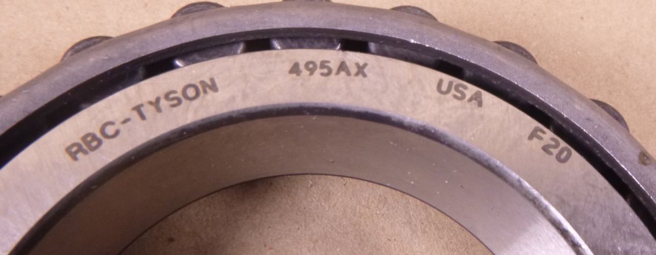 495AX Wheel Bearing Cone RBC Tyson 495-AX , 3" Bore, 1.1720" Width, Steel | Replacement Truck Parts, Trailer Accessories, Automobile Supplies, Car Parts &amp; Accessories
