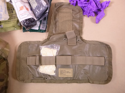 USGI New Surplus Military First Aid Pouch IFAK With Insert And Expired Contents