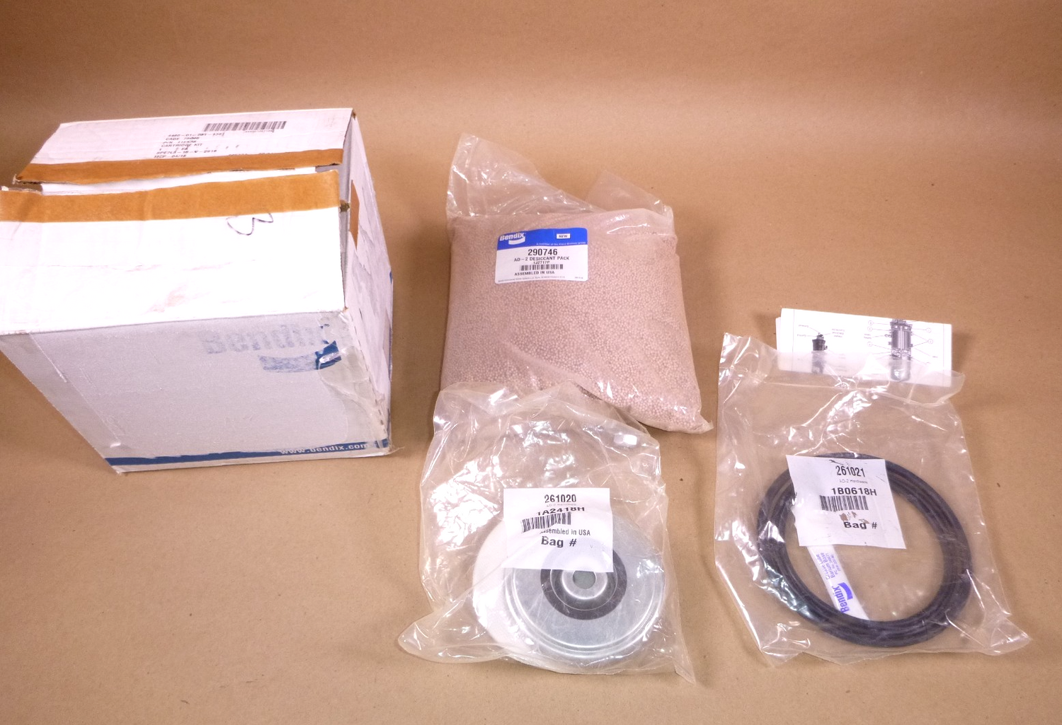 Bendix 286718 AD-2 Desiccant Cartridge Refill Kit | Replacement Truck Parts, Trailer Accessories, Automobile Supplies, Car Parts &amp; Accessories