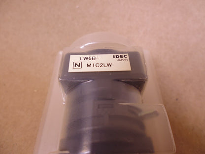 IDEC LW-C2 White Push Button , 12VDC 30V , 12VAC 125C , LW6B-M1C2LW | Electrical MRO Replacement Parts &amp; Components and Commercial Electrical Supplies Company